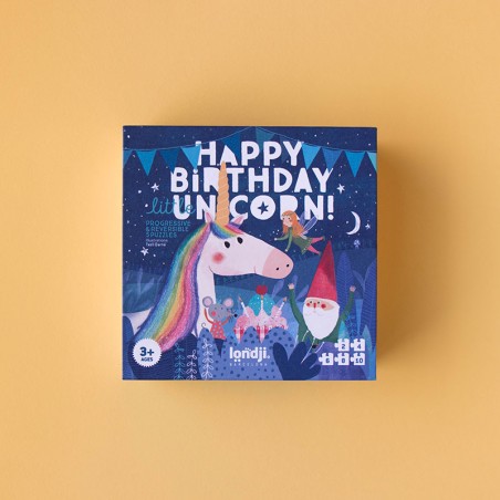 Happy Birthday unicorn puzzle
